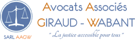 Logo cabinet d'avocat Giraud Wabant à Lille et Paris